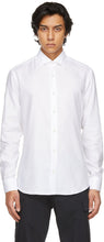 Z Zegna White Stretch Twill Shirt - Z Zegna Shirt sergé d'étirement blanc - Z Zegna 화이트 스트레치 능 직물 셔츠