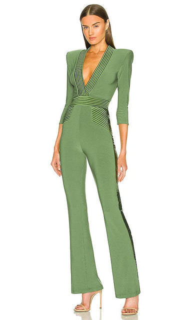 Zhivago Eye of Horus Jumpsuit in Green Zhivago Eye of Horus Suit en vert 绿色的荷鲁斯连身裤的吉瓦哥眼睛