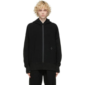 A-COLD-WALL* Black Textured Rhombus Hoodie