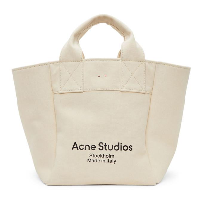 Acne Studios Beige Canvas Large Tote