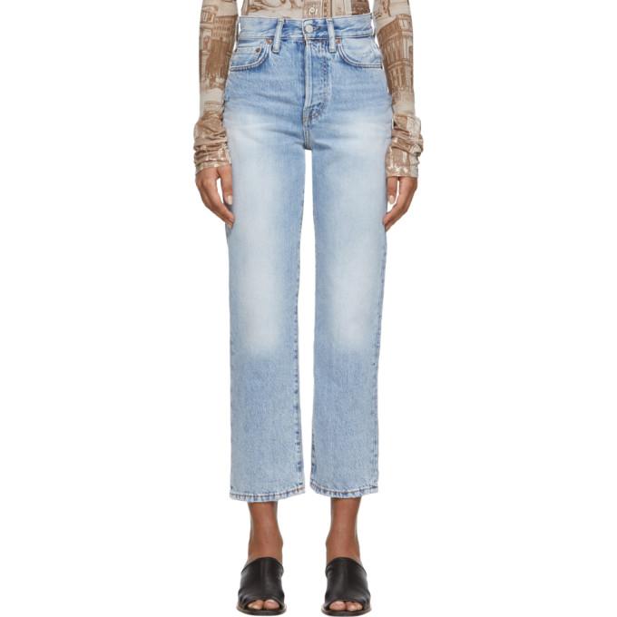 Acne Studios Blue Bla Konst Mece Trash Jeans – BlackSkinny