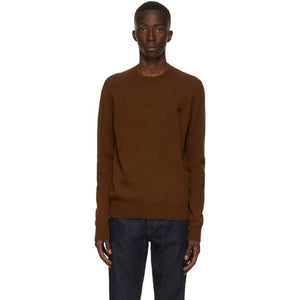 Acne Studios Brown Wool Crewneck Sweater