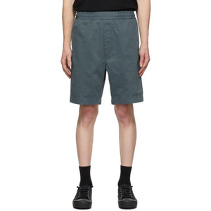 Acne Studios Green Cotton Twill Shorts