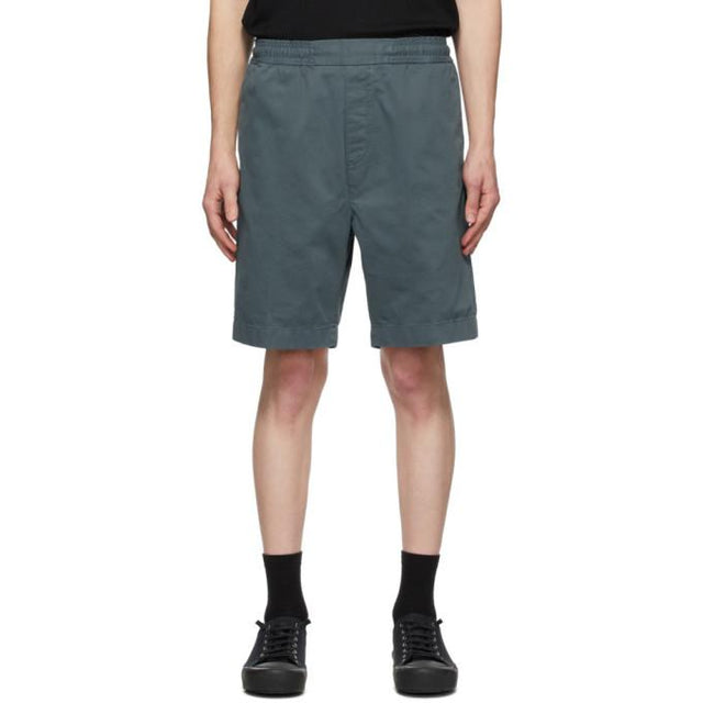 Acne Studios Green Cotton Twill Shorts