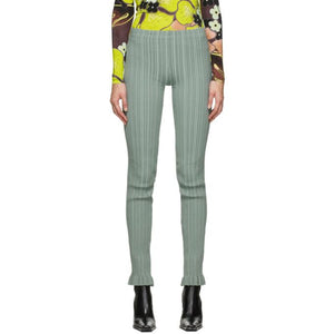 Acne Studios Green Ribbed Trousers