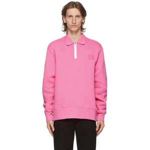 Acne Studios Pink Point Collar Oversized Sweatshirt