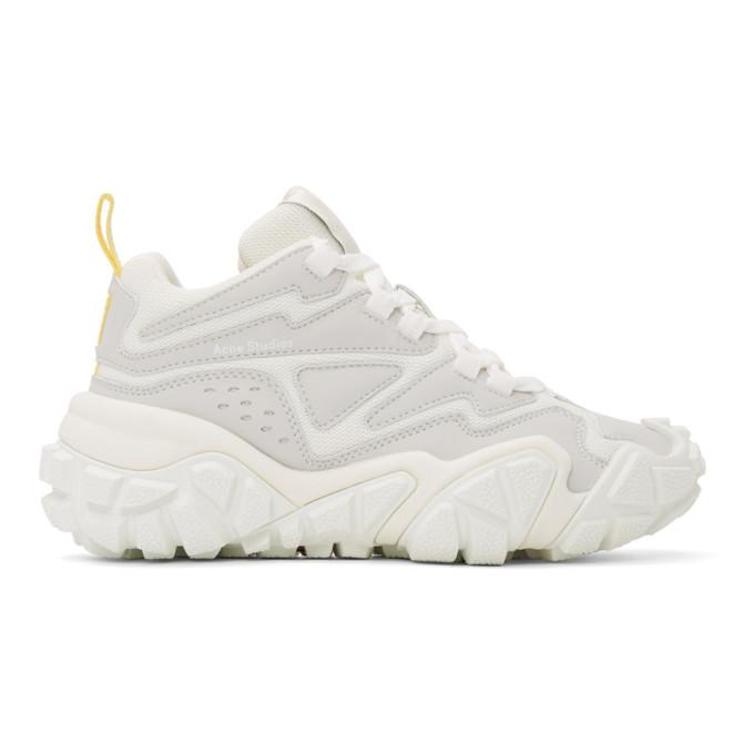 Low-top leather sneakers in white - Acne Studios | Mytheresa
