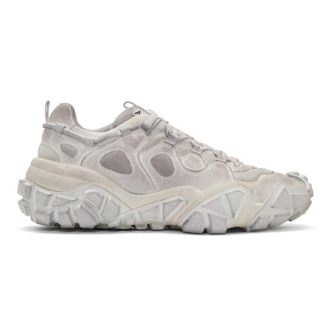 Acne Studios White Bolzter M Tumbled Sneakers