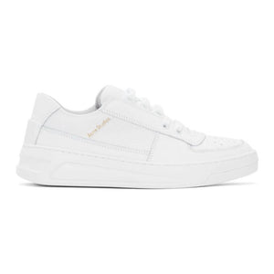 Acne Studios White Steffey Lace-Up Sneakers