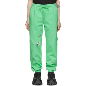 ADER error Green Piping Incision Lounge Pants