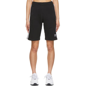adidas Originals Black 3-Stripes Shorts - Adidas Originals Shorts Black 3-Stripes - Adidas Originals Black 3-Thires 반바지