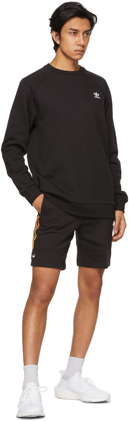 adidas Originals Black SPRT Foundation Sweat Shorts