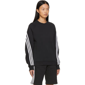 adidas Originals Black Sportswear 3-Stripes Sweatshirt
