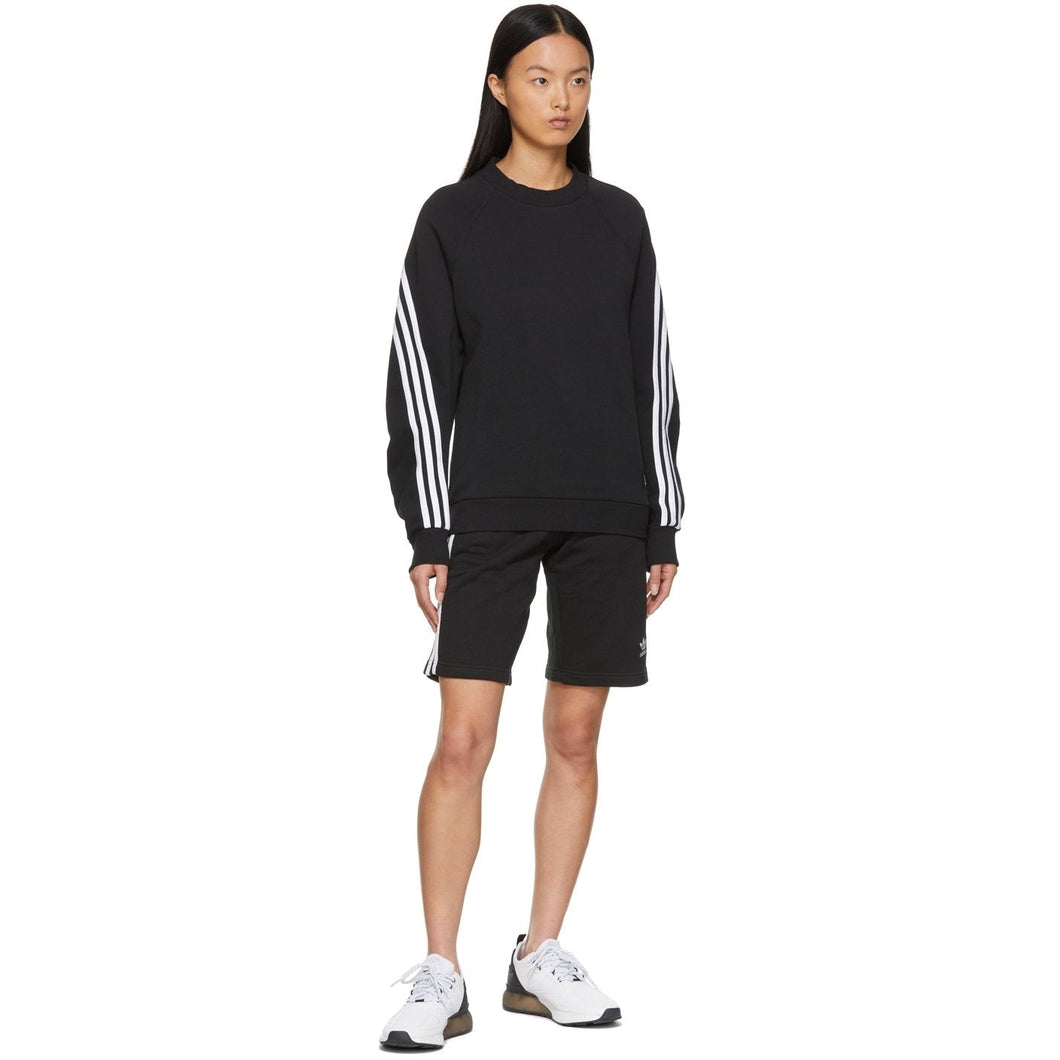 adidas Originals Black Sportswear 3-Stripes Sweatshirt