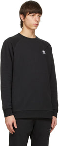 adidas Originals Black Trefoil Essentials Crewneck Sweatshirt