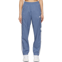 adidas Originals Blue Adicolor 3D Trefoil 3-Stripes Track Pants - Adidas Originals Blue Adicolor 3D Treefoil 3-Stripes Pantalon piste - Adidas Originals Blue Adicolor 3D Trefoil 3 스트라이프 트랙 바지