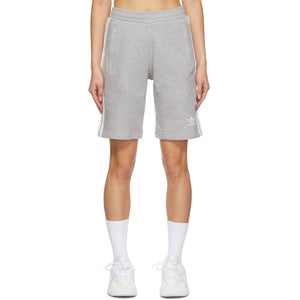 adidas Originals Grey 3-Stripes Shorts - Adidas Originals Shorts gris 3-Stripes - Adidas Originals Grey 3-Stripes 반바지