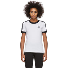 adidas Originals White 3-Stripes T-Shirt