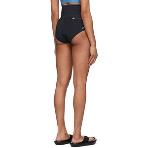 adidas by Stella McCartney Black Beachdefender Bikini Bottom Shorts