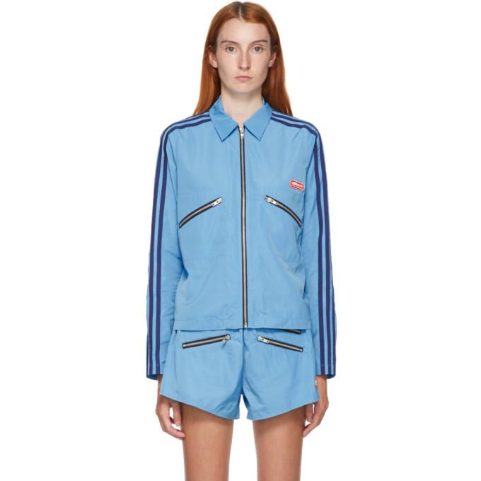 adidas LOTTA VOLKOVA Blue Zip Shirt Jacket