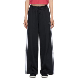 adidas Originals Black Primeblue Wide-leg Lounge Pants