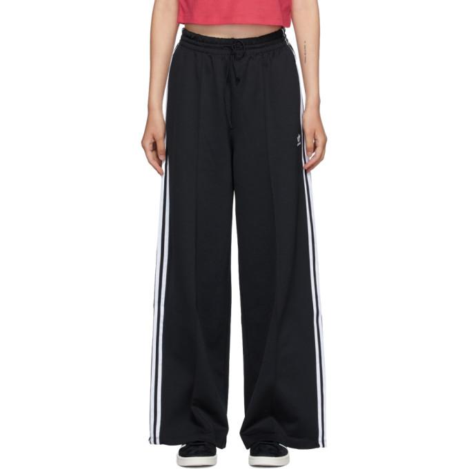 adidas Originals Black Primeblue Wide-leg Lounge Pants