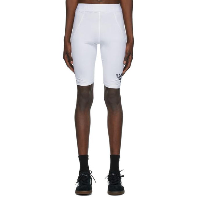 adidas Originals White Alphaskin Sport Tight Shorts