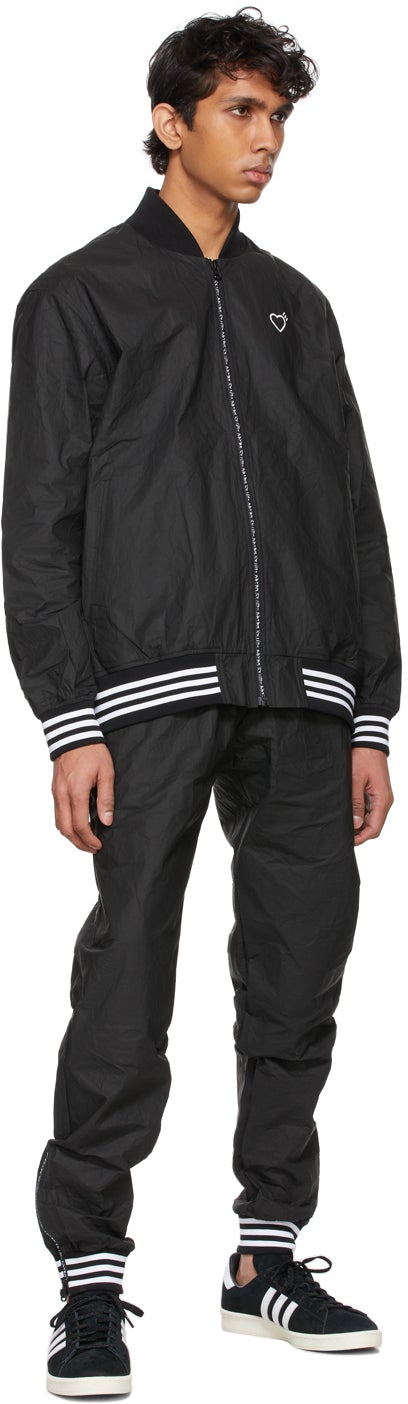 adidas x Human Made Black TyvekÂ® Track Pants
