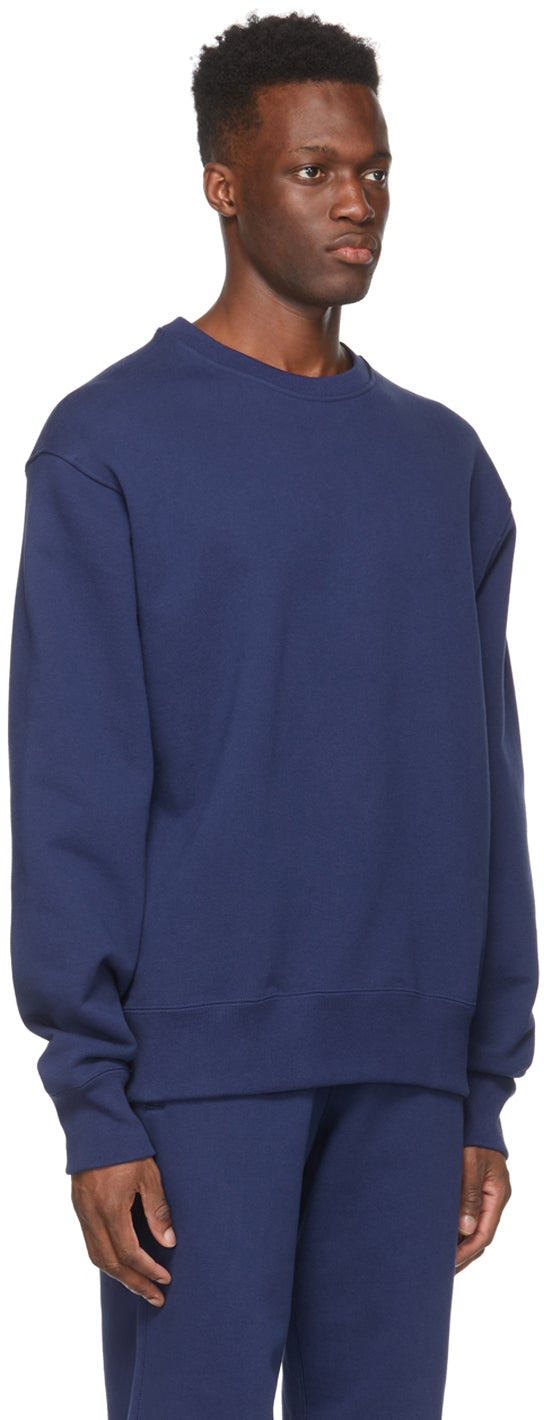 adidas x Humanrace by Pharrell Williams Navy Basics Sweatshirt BlackSkinny