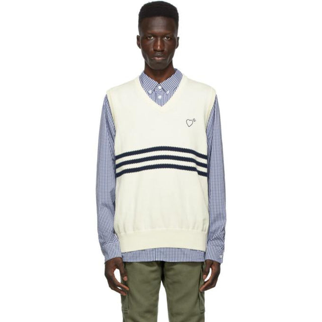 adidas x Human Made Off-White Knit HM Vest