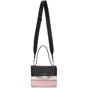 Alexander McQueen Black and Pink The Story Bag