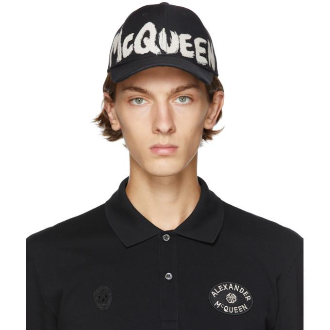 Alexander McQueen Graffiti-embroidered Polo Shirt