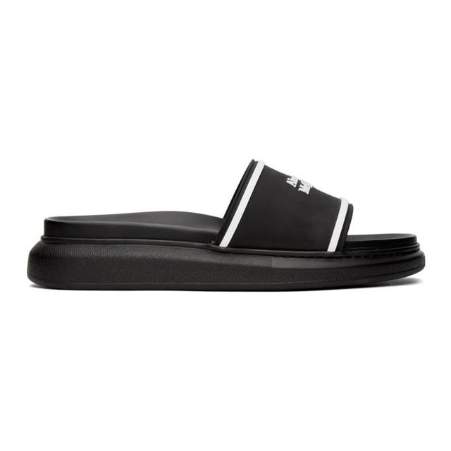 Alexander McQueen Black and White Hybrid Logo Slides