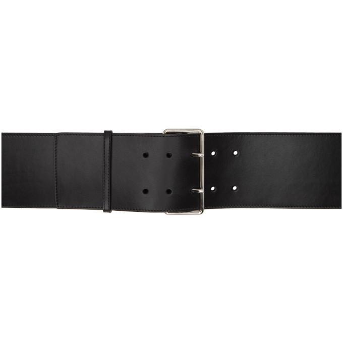 Alexander McQueen Black Military Belt