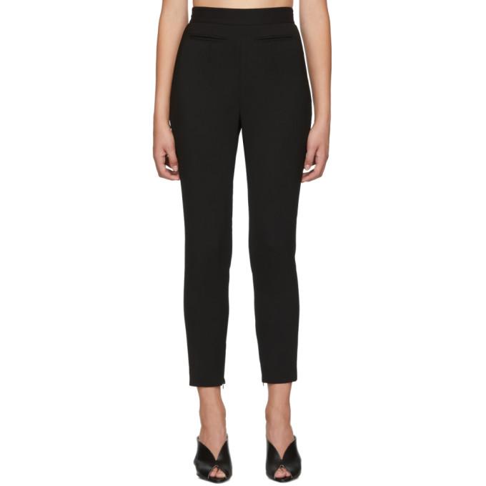 Alexander McQueen Black Skinny High Waisted Trousers