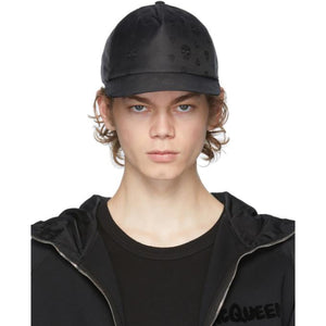 Alexander McQueen Black Skull Cap