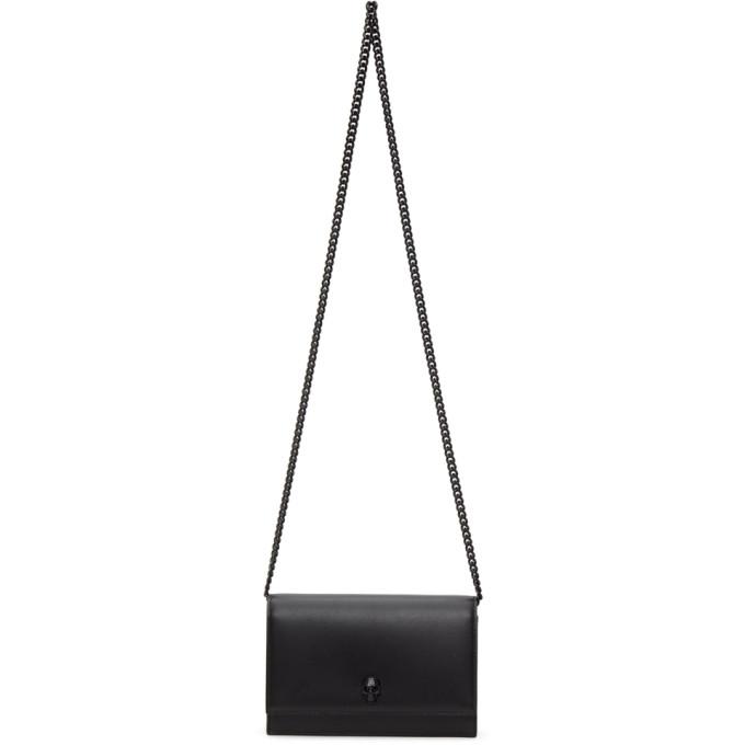 Alexander McQueen Black Small Skull Bag