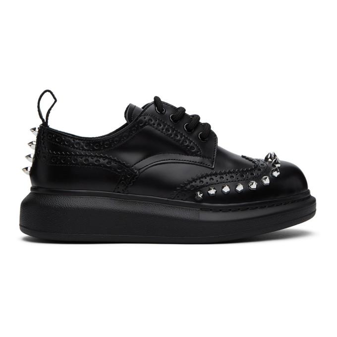 Alexander McQueen Black Stud Hybrid Brogues