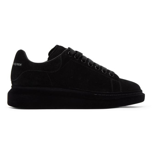 Alexander McQueen Black Suede Oversized Sneakers