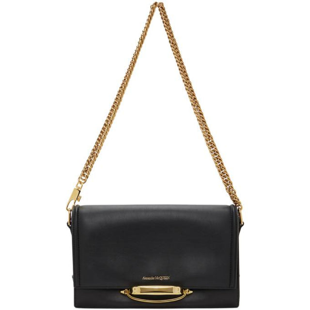 Alexander McQueen Black The Story Bag