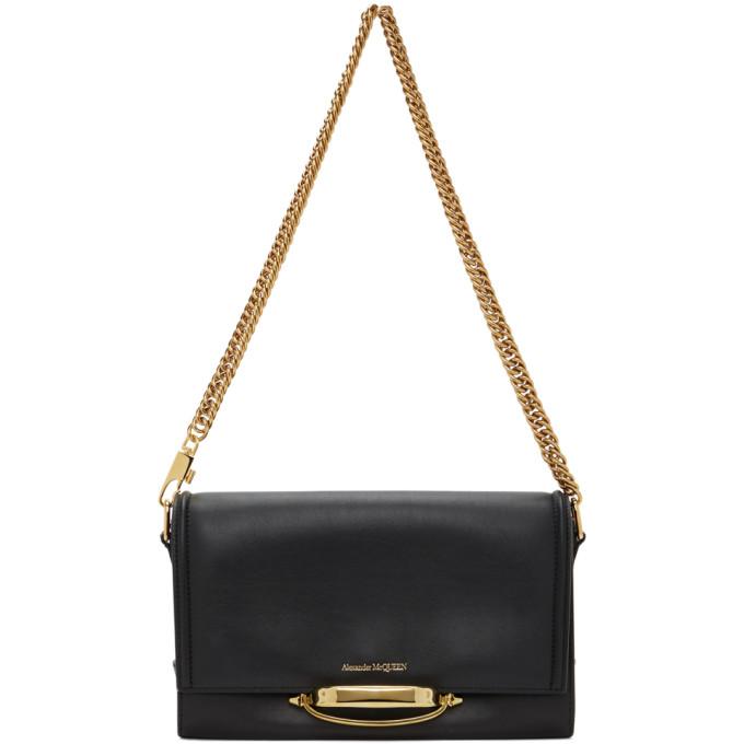 Alexander McQueen Black The Story Bag