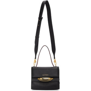 Alexander McQueen Black The Story Bag