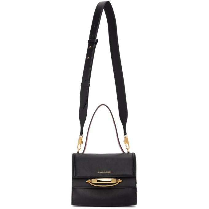 Alexander McQueen Black The Story Bag