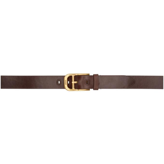 Alexander McQueen Brown Selleria Belt