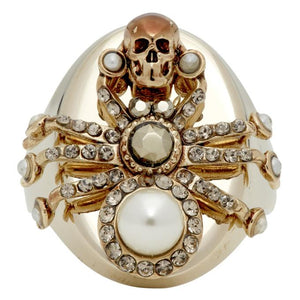 Alexander McQueen Gold Spider Ring – BlackSkinny