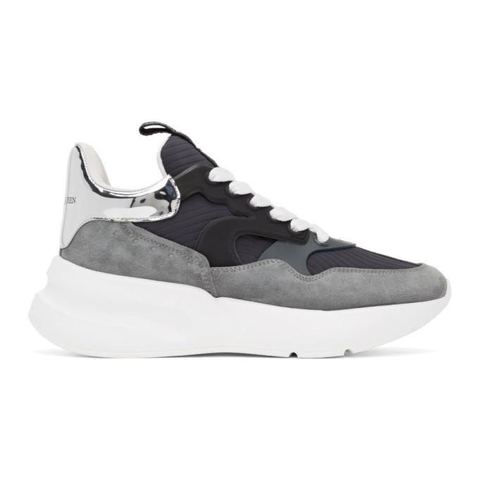 Alexander mcqueen outlet suede grey