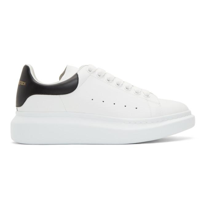 Alexander McQueen White and Black Oversized Sneakers