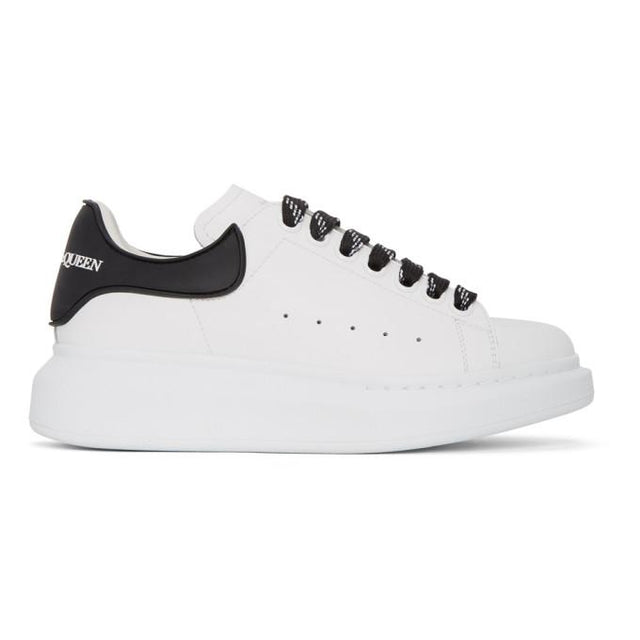 Alexander McQueen White and Black Oversized Sneakers