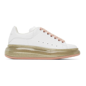 Alexander McQUEEN Sneakers in white/ rose gold