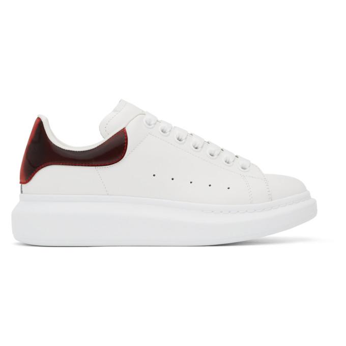 Alexander mcqueen sneakers white and red online